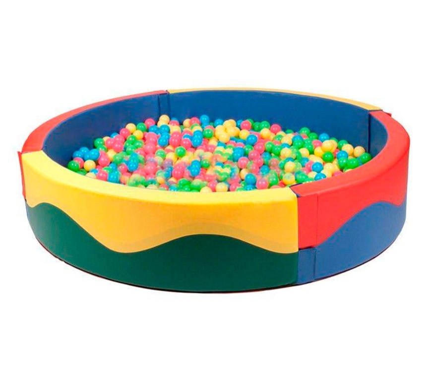 Сухой бассейн круглый d=190х40х10 см АК-22