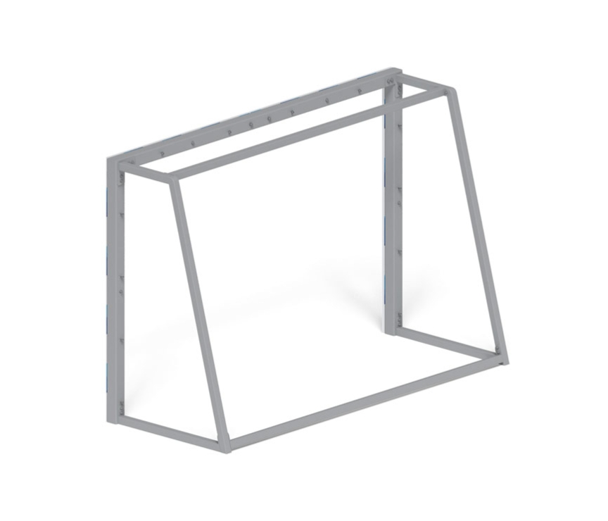 Мини-ворота футбольные с креплением для сетки, синий СК-182