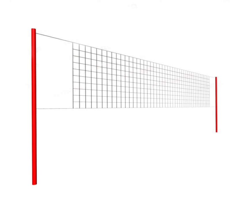Волейбольная сетка со стойками h=2675 мм PA829