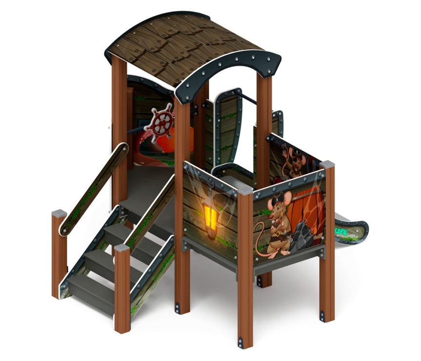 Игровой комплекс "Летучий Голландец", скат Н-750 мм  СК-60