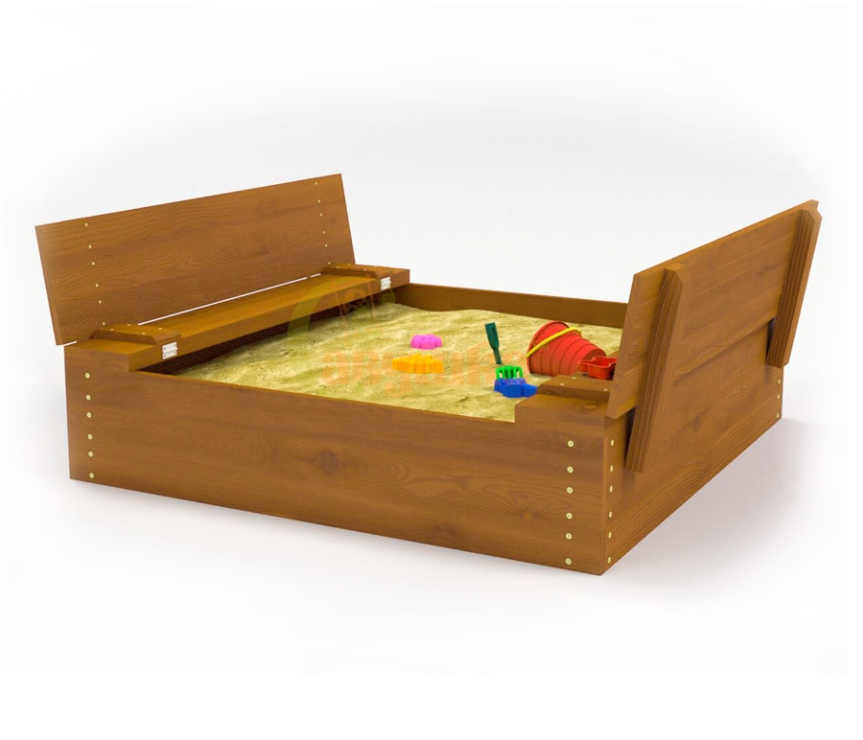 Песочница с крышкой-скамейками Сава 2 CB-35