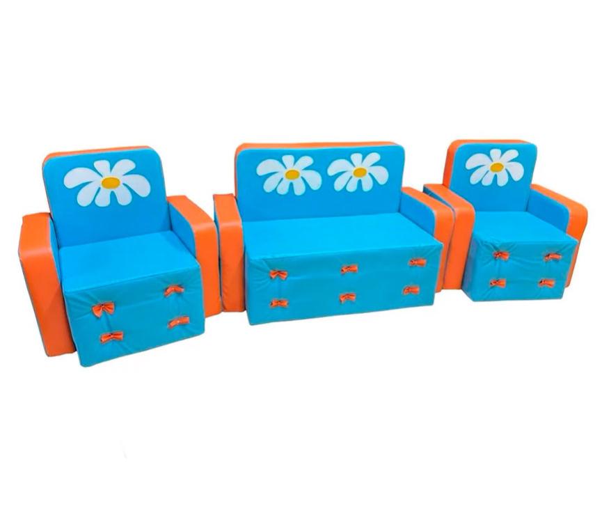 Набор мягких модулей для игровой комнаты "Море" ЛА693