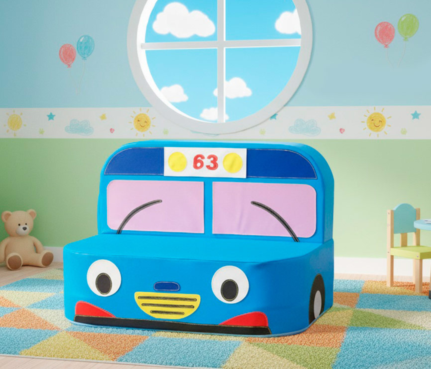 Мягкий модуль Диван-автобус НЛ115