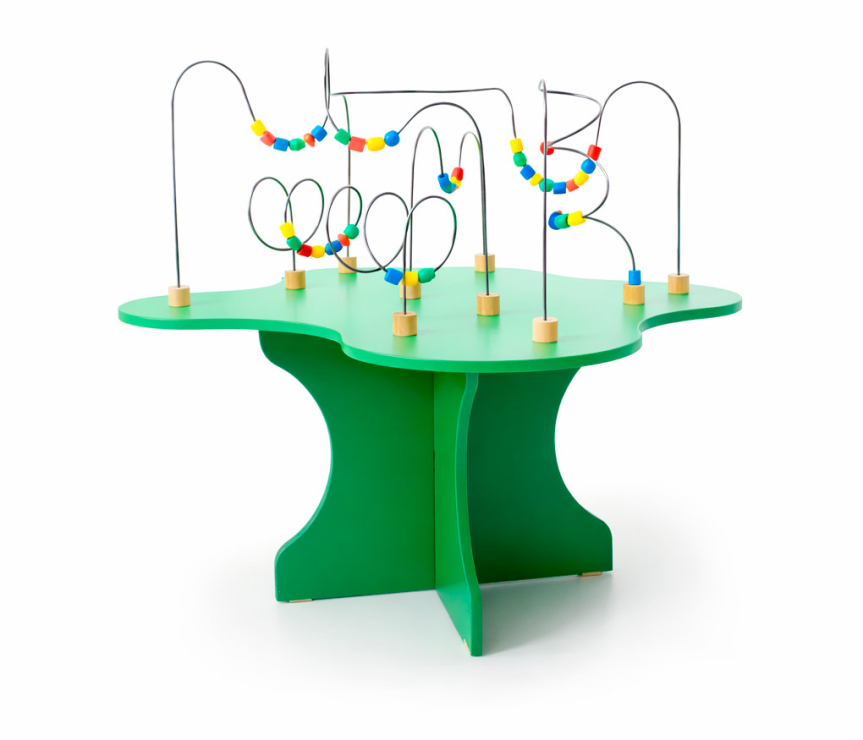 Развивающий стол с бусинами НЛ102