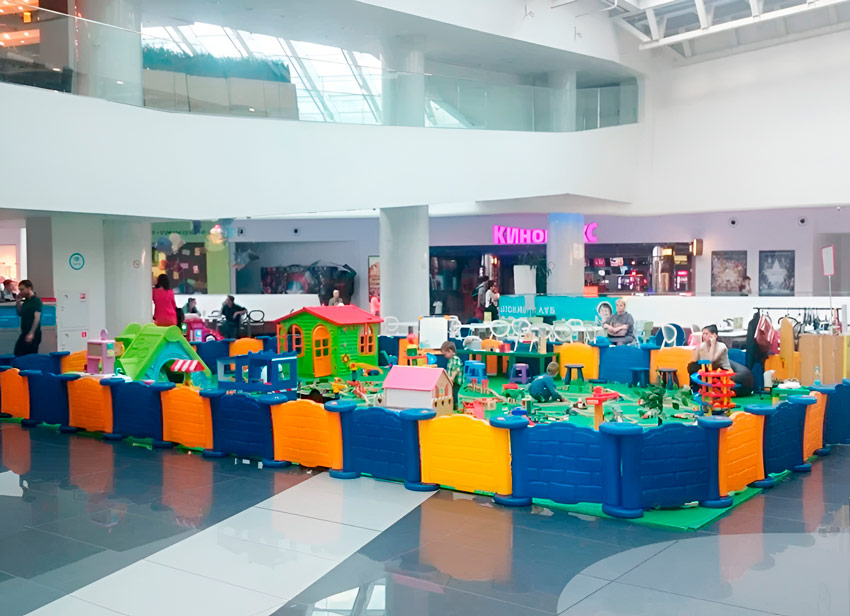 Ограждение для детских игровых комнат КС69