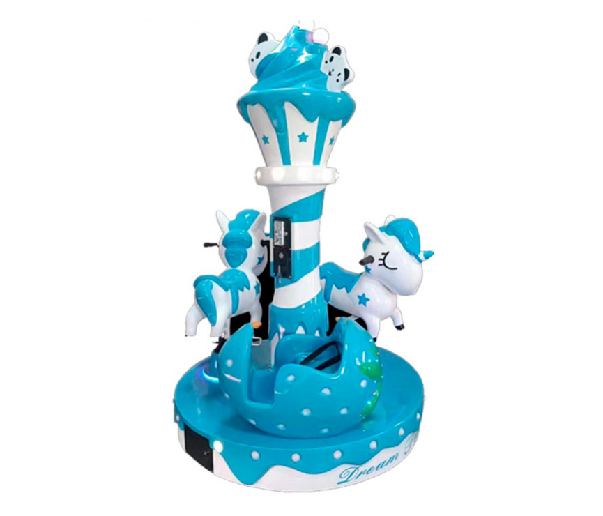 Карусель детская "Ice cream" синяя IG21