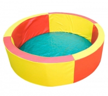 Детский сухой бассейн для шариков, круглый 150х40 см ДУ3
