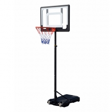 Детская баскетбольная стойка мобильная, щит из ПВХ 80*58 см  ДР219
