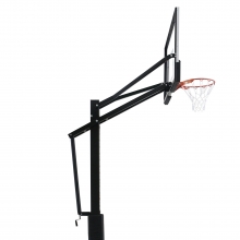 Стационарная баскетбольная стойка антивандальная, щит из акрила 152*90 см ДР253