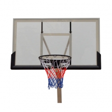 Мобильная баскетбольная стойка, щит из поликарбоната, 143х80 см ДР256