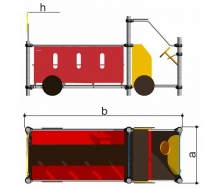 Игровой элемент Микроавтобус для площадок 519РА