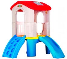 Детский игровой домик с горкой AP48
