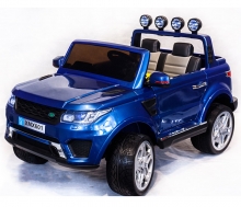 Электромобиль детский с пультом управления Range Rover синий PG19
