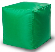 Мягкое кресло для детей Кубик 40*40 см, зеленый ЛА53