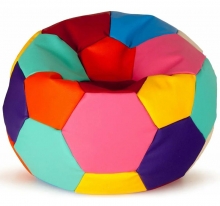 Бескаркасное кресло Мяч D-65, разноцветный ЛА58