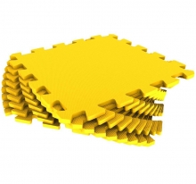 Модульное напольное покрытие 9 деталей 33*33 см, желтый ЛА94