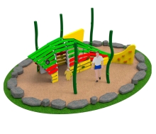Игровой комплекс для детской площадки "Рыба" АФ-03