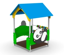 Игровой домик для детской площадки "Панда" АФ-38