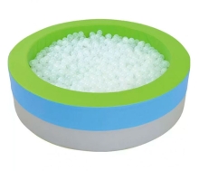 Сухой бассейн круглый трехцветный, H40, D120-200 см, салатовый/голубой/серый ЛА502