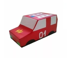 Мягкая контурная игрушка "Пожарная машина" ЛА535