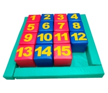 Игровой набор мягких модулей "Пятнашки", 19 элем. ЛА168