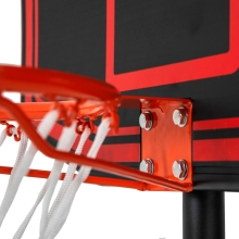 Детская баскетбольная стойка мобильная, щит из полиэтилена 80*58 см  ДР214