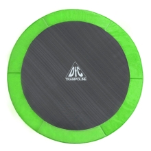 Батут для детей с сеткой Trampoline Fitness 14FT D=447 см зеленый DR-324