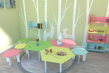 Набор мебели для детского сада «Соты» УМ-01