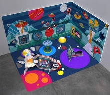 Детская комната с интерактивным оборудованием Monsters L 12 м² IKC13