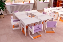 Набор столов и стульев для детского сада "Космос" УМ-02