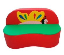 Детский мягконабивной диван "Бабочка" НЛ15