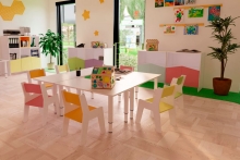 Набор столов и стульев для детского сада «Весенний закат»  УМ-18