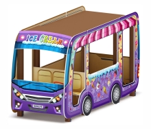 Беседка Автобус-мороженое (фиолетовый) СК-112