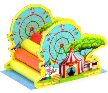 Детский игровой мостик "Цирк" ФР-210