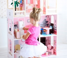 Кукольный домик с мебелью "Поместье Монтевиль" PR-111
