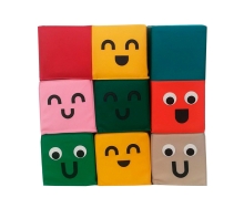 Набор мягких модулей "Разноцветные кубики" 13 эл. АК-67