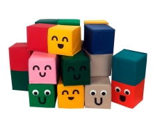 Набор мягких модулей "Разноцветные кубики" 13 эл. АК-67