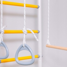 Шведская стенка враспор Romana R1, белый прованс-желтый RA-25