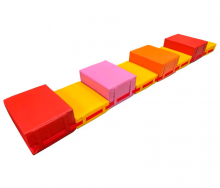 Набор мягких модулей для игровой комнаты "Городок" ЛА667