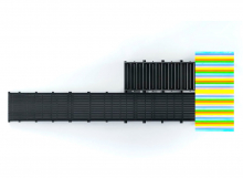 Зимняя горка деревянная Савушка Зима 8/1, скат h = 2,3 м (черный) СВ-44