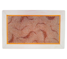 Тактильная дорожка из 7-ми модулей, размер 3500х300х25 ДУ480