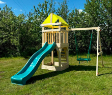 Детская площадка "Старт" с качелями-гнездом d = 60 см ВВ-53