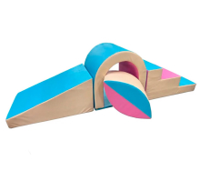 Набор мягких модулей с горкой, тоннелем и эллипсом ЛА699