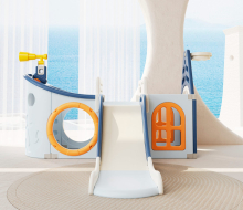 Игровой комплекс UNIX Kids "Пират", цвет синий UN-03