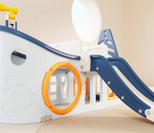 Игровой комплекс UNIX Kids "Пират", цвет синий UN-03