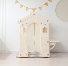 Комплекс домик игровой UNIX Kids "Домик-кафе" и баскетбольная стойка UN-30