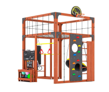 Игровой комплекс для подростков Савушка КУБ-1 (цвет махагон) СВ-63
