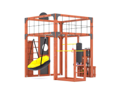 Игровой комплекс для подростков Савушка КУБ-1 (цвет махагон) СВ-63