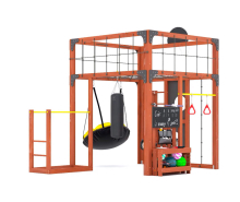 Игровой комплекс для подростков Савушка КУБ-1 (цвет махагон) СВ-63