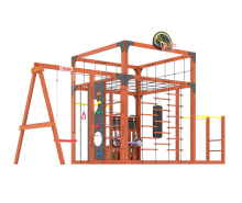 Спортивно-игровой комплекс для подростков Савушка КУБ-6 (цвет махагон) СВ-66